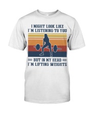 I Might Look Like I'm Listening To You Classic T-Shirt tile