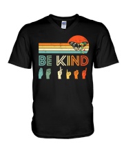 Be Kind Vintage V-Neck T-Shirt tile