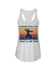 Underestimate Me That'll Be Fun - Aikido Retro Ladies Flowy Tank tile