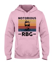 Notorious RBG Retro Hooded Sweatshirt front