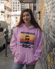 Notorious RBG Retro Hooded Sweatshirt lifestyle-unisex-hoodie-front-1