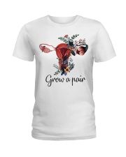 Grow A Pair Ladies T-Shirt tile