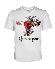 Grow A Pair V-Neck T-Shirt tile