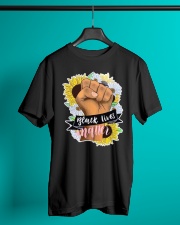 Black Lives Matter Sunflowers Classic T-Shirt lifestyle-mens-crewneck-front-3