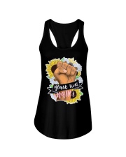 Black Lives Matter Sunflowers Ladies Flowy Tank tile