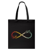 Biking Infinity Tote Bag tile