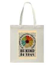 Be Kind Sign Language Dictionary Tote Bag tile