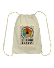 Be Kind Sign Language Dictionary Drawstring Bag tile