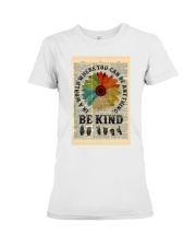 Be Kind Sign Language Dictionary Premium Fit Ladies Tee tile