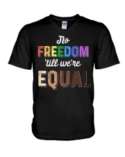 No Freedom 'Till We Equal V-Neck T-Shirt thumbnail