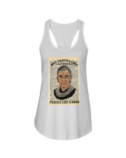 RBG Dictionary Not Fragile Like A Flower Ladies Flowy Tank tile