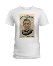 RBG Dictionary Not Fragile Like A Flower Ladies T-Shirt tile