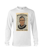 RBG Dictionary Not Fragile Like A Flower Long Sleeve Tee tile