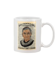 RBG Dictionary Not Fragile Like A Flower Mug tile