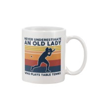 Never Underestimate An Old Lady - Table Tennis Mug tile