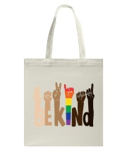 Be Kind ASL Equality Tote Bag tile