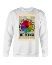 Be Kind Daisy Dictionary Crewneck Sweatshirt tile