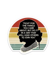 RBG Fight For The Things You Care About Retro Sticker tile