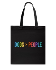 Love Dogs More Than People Tote Bag thumbnail