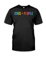 Love Dogs More Than People Premium Fit Mens Tee thumbnail