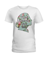 RBG - When There Are Nine Floral Ladies T-Shirt tile