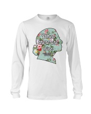 RBG - When There Are Nine Floral Long Sleeve Tee tile