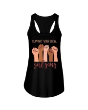 Support Your Local Girl Gang Ladies Flowy Tank tile