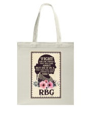 Fight For The Things You Care About Letter Tote Bag tile