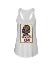 Fight For The Things You Care About Letter Ladies Flowy Tank tile