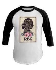 Fight For The Things You Care About Letter Baseball Tee tile