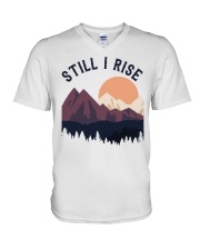 Still I Rise Mountain V-Neck T-Shirt tile