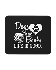 Dogs And Books Life Is Good Mousepad tile