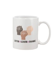Listen Learn Change Mug tile