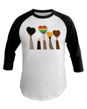 Diversity Hands Baseball Tee tile