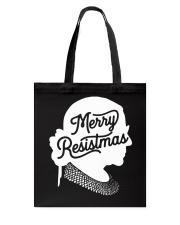 Merry Resistmas RBG Silhouette Tote Bag tile