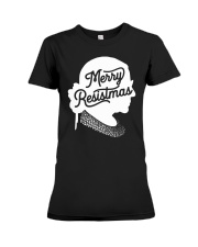 Merry Resistmas RBG Silhouette Premium Fit Ladies Tee tile