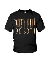 Human - Kind Be Both Sign Language Youth T-Shirt tile