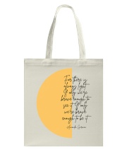 For there is always light Tote Bag tile