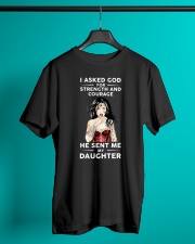 WW I Asked God For Strength And Courage Classic T-Shirt lifestyle-mens-crewneck-front-3