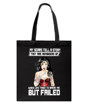 WW My Scars Tell A Story Tote Bag tile
