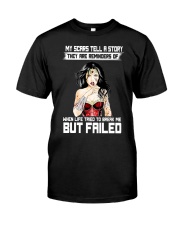 WW My Scars Tell A Story Premium Fit Mens Tee tile