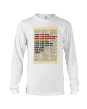 Love Over Hate Dictionary Long Sleeve Tee tile