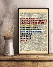 Love Over Hate Dictionary 11x17 Poster lifestyle-poster-3