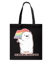 Ice Bear will protect you Tote Bag tile
