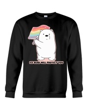 Ice Bear will protect you Crewneck Sweatshirt tile