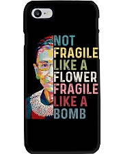 RBG Not Fragile Like A Flower Fragile Like A Bomb Phone Case tile