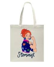 Steminist Ms Frizzle Tote Bag tile