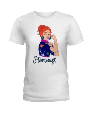 Steminist Ms Frizzle Ladies T-Shirt tile