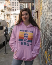 Notorious RBG Retro Hooded Sweatshirt lifestyle-unisex-hoodie-front-1