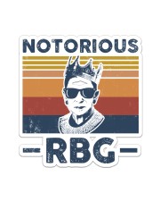 Notorious RBG Retro Sticker tile